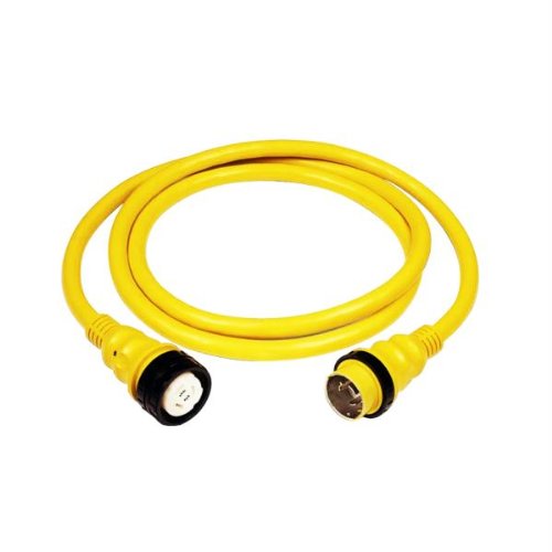 212 Main 50Amp 125-250V Shore Power Cable 25in Yellow