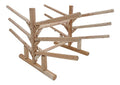 Log Kayak Rack 6 Place SUP and Surfboard Rack Canyon Brown