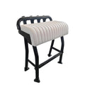 Krypt Towers 41" Leaning Post Bench Seat with 4 Rod Holders Anodized