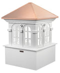 Good Directions Smithsonian Chesapeake Vinyl Cupola with Copper Roof White 36" x 51
