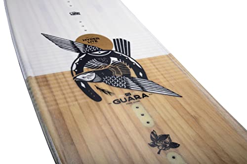 Hyperlite Guara Mens Wakeboard Wood Grain Green 150cm