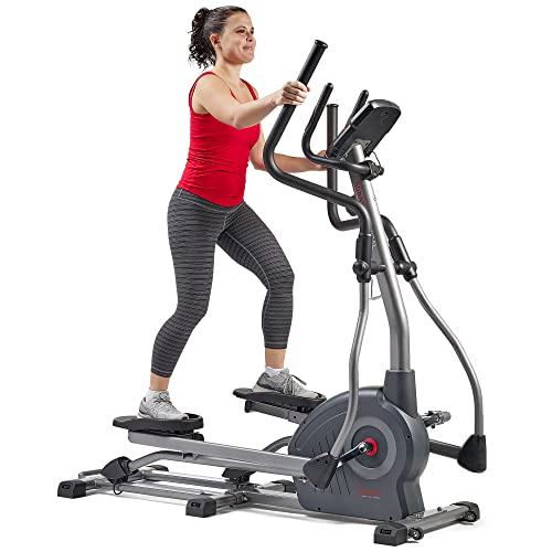Sunny Health & Fitness Elite Smart Elliptical Cross Trainer Gray