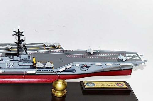 Squadron Nostalgia LLC USS Independence CV-62 Aircraft Carrier Scale Model Mahogany Multi-Colored