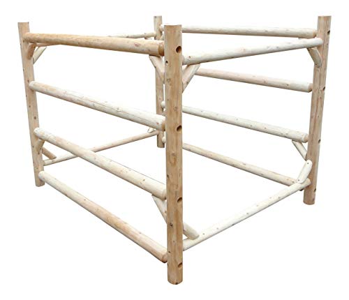 Log Kayak Rack Kayak/Canoe Storage Rack Commercial Unfinished