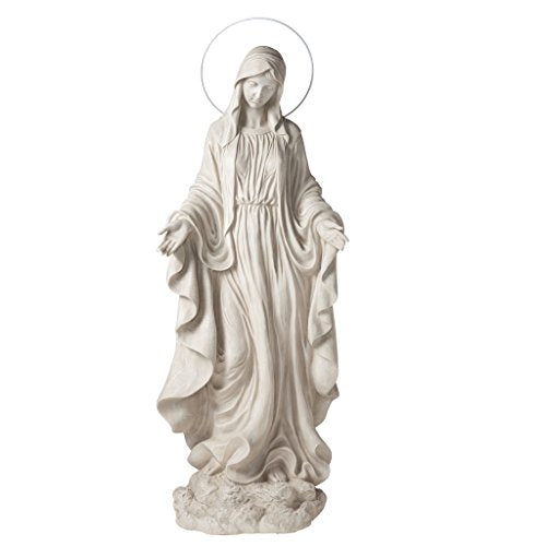 Design Toscano The Blessed Virgin Mary Heavens Light Statue Antique Stone