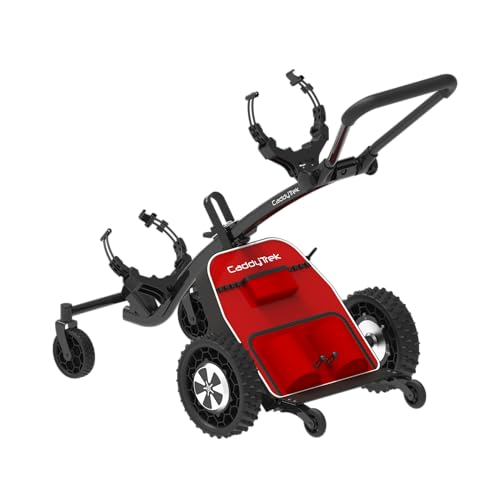 CaddyTrek Caddies R3X Vision Follow Golf Caddy Red