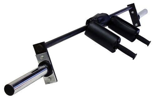 Ader Sporting Goods Safety Squat Bar 82" for Compact Space Black Chrome