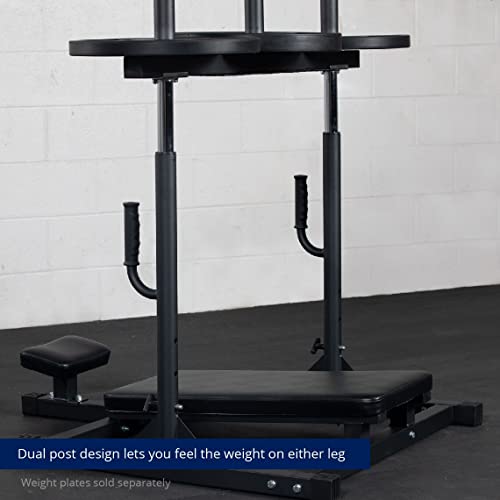 Titan Fitness Vertical Leg Press Machine 400 LB Capacity Diamond Footplate Olympic Plate Compatible