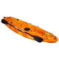 CuisinAid 9.4FT Sit-On-Top Fishing Kayak with Paddles Green Yellow