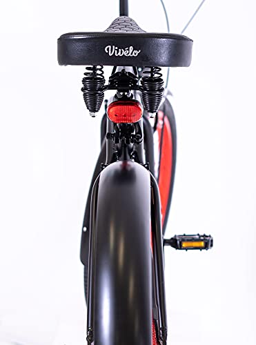 Vivelo Rider Beach Cruiser for Men 26-Inch Monza