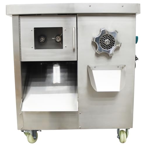 HayWHNKN 5mm Meat Cutting Machine and Grinder Stainless Steel Silver