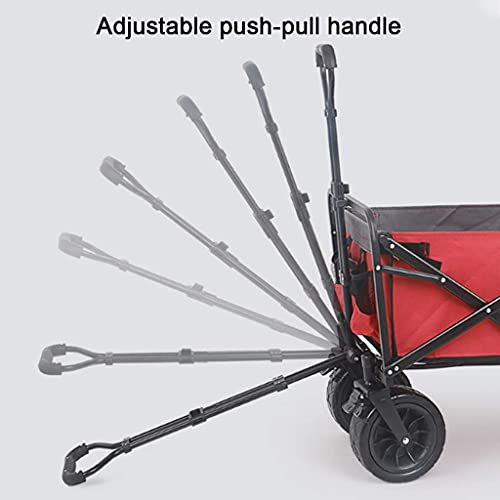 5sssallefaa Foldable Beach Cart Utility Wagon Red