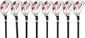 Majek Petite Senior Women's Golf Clubs Hybrid Set Black Crown & Red Accents