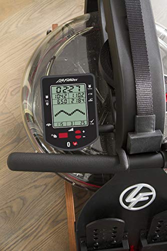 Life Fitness Row HX Trainer Natural Wood