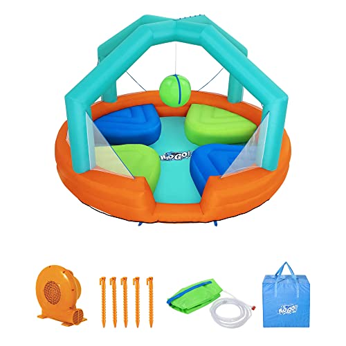 H2O GO Bestway Dodge & Drench Kids Inflatable Water Park Multicolor