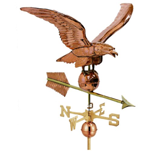 Good Directions Smithsonian Eagle 34" Pure Copper Weathervane Extra Large