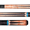 LUCASI LP30 Cue Coffee Wash-Stained Maple Birdseye 6-Point Black Points