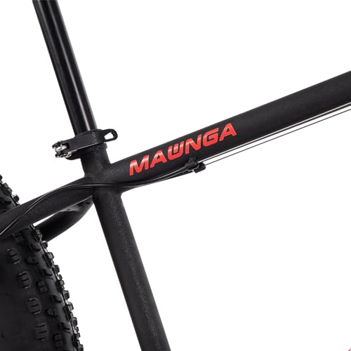 Huffy Maunga Mens Fat Tire Bike Black and Red
