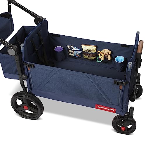 Radio Flyer Atlas Stroll N Wagon Folding Wagon Blue