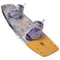 Hyperlite Prizm Womens Wakeboard 139 W/Viva Bindings Grey/Bamboo