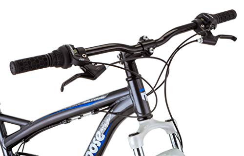 Mongoose Men's Detour Mountain Bike Grey Full Susp