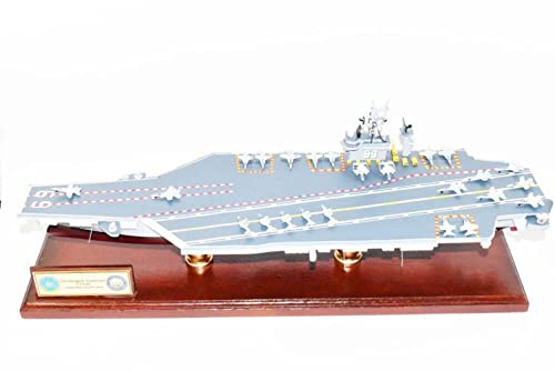 Squadron Nostalgia LLC USS Dwight D. Eisenhower CVN-69 24" Mahogany Scale Model Navy