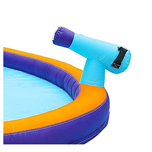 CocoNut Castles Double Slide Water Park with Climbing Wall & Water Cannon Multi