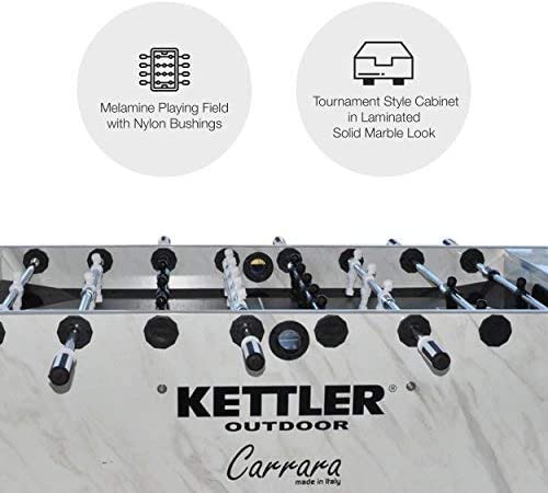 KETTLER Carrara Outdoor Foosball Table Black