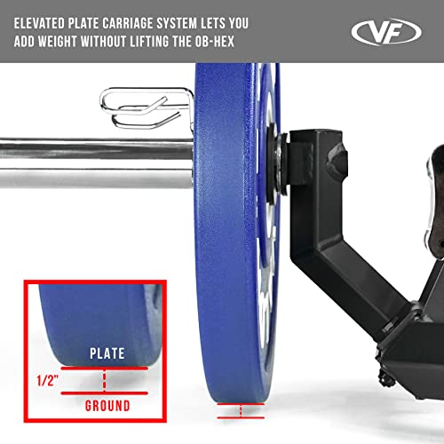 Valor Fitness OB-HEX Super Hex Trap Bar Black and Chrome