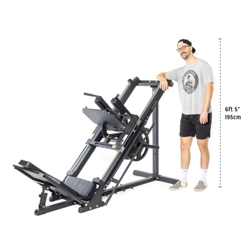 Bells of Steel Leg Press Hack Squat Machine Black
