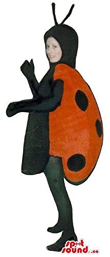 SPOTSOUND Red And Black Ladybird Plush Costume Children Size
