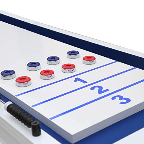 Hathaway Crestline 12-Ft Shuffleboard Table White