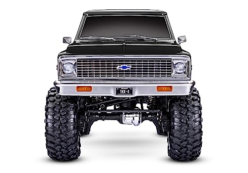 Traxxas TRX-4 High Trail Edition 4X4 Crawler 1972 Chevrolet Blazer Body Black