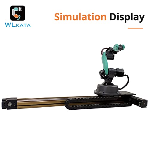 wlkata Sliding Rail Set Mirobot Education Industrial Robot Arm Black