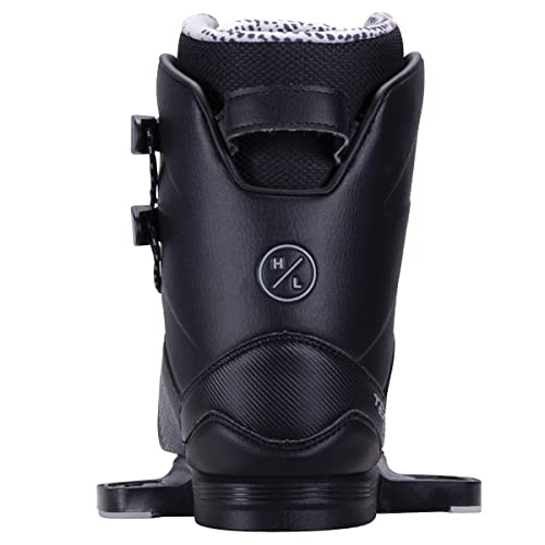 Hyperlite Team X Mens Wakeboard Bindings Black/Grey (7-8)
