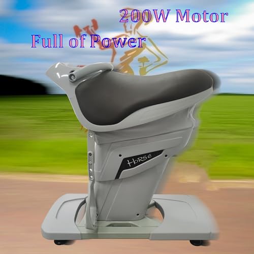 INTSUPERMAI Horse Riding Abdominal Exercise Machine 110V Grey