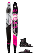 Radar Lyric Waterski w/Lyric Boa Boot - SM & Lyric Boa ARTP Carbon/Black/Rhodamine