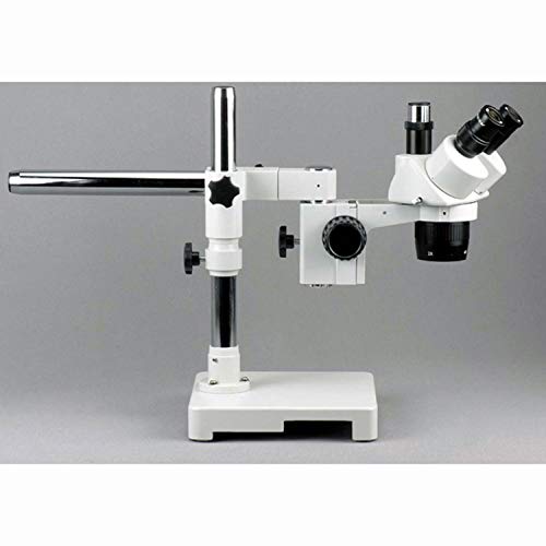 AmScope Trinocular Stereo Microscope WH10x Eyepieces 5X/45X Magnification
