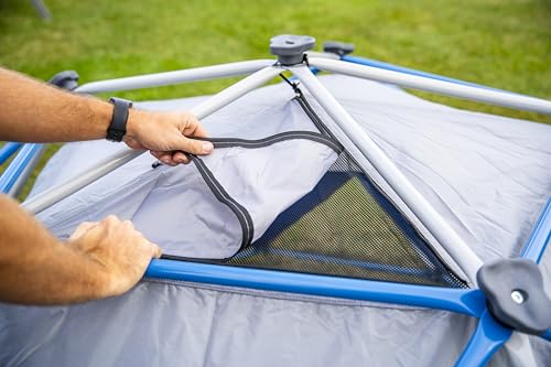 Jack and June Jungle Gym Canopy Set Outdoor Play UV-Resistant Blue/Grey