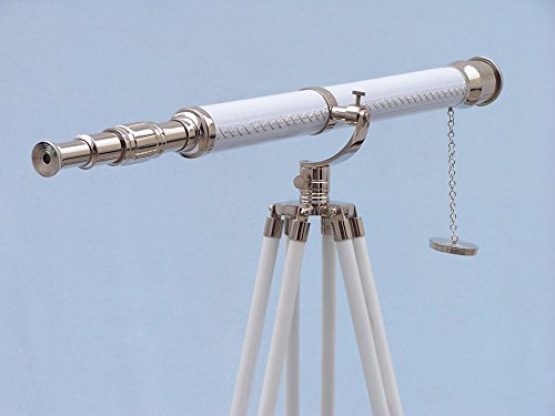 Hampton Nautical Chrome Telescope Silver 65