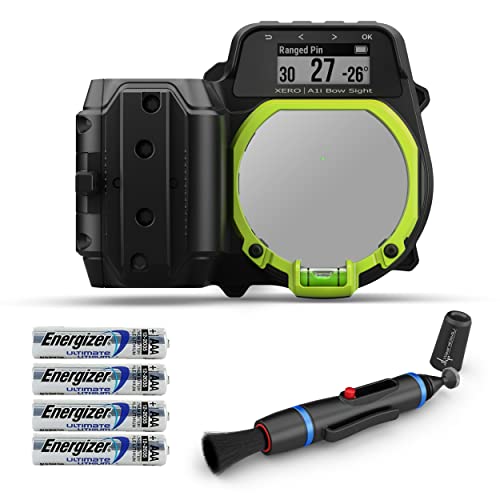 Wearable4U Garmin Xero A1i Left-Handed Bow Sight Bundle with Lens Cleaning Pen & AAA Batteries