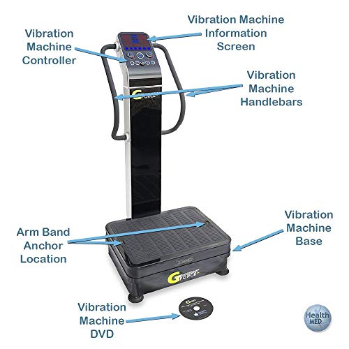 GForce Professional Dual Motor Whole Body Vibration Machine 1500 Watt