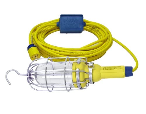 Ericson Manufacturing Stringlight E-Lite with 100ft 14/3 Yellow SJTW Cable and 10 Lights at 10ft Spacing