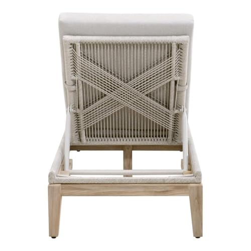 Star International Furniture Loom Transitional Fabric Chaise Lounge Grey