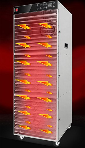 INTBUYING Stainless Steel 30 Layer Food Dehydrator 110V