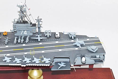 Squadron Nostalgia LLC USS John C Stennis CVN-74 Nimitz Class Carrier Model Mahogany 24 Inch Navy