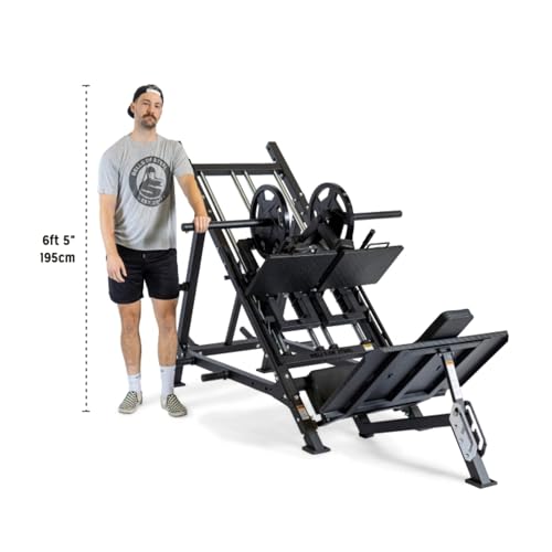 Bells of Steel Leg Press Hack Squat Machine Black