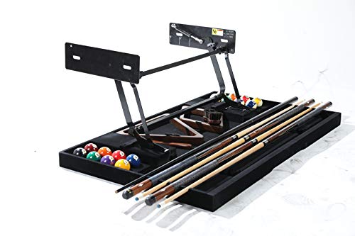 Legacy Billiards Hidden Cue Rack for 7', 8' and 9' Pool Tables Black
