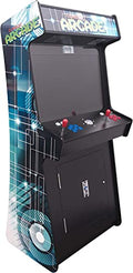 Creative Outdoor Distributor Full-Size Arcade Cabinet with Trackball, 5,100 Games, 32" Screen, 2 Stools