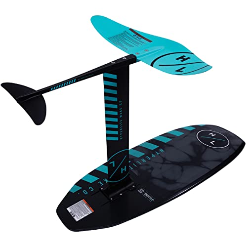 Hyperlite Shuttle W/Booster 1300 Wakefoil Package Black/Aqua 4ft 5in